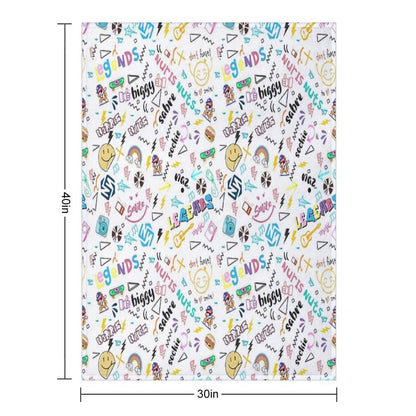 Norris Nuts Seamless Pattern, Norris Nuts Pattern Throw Blanket