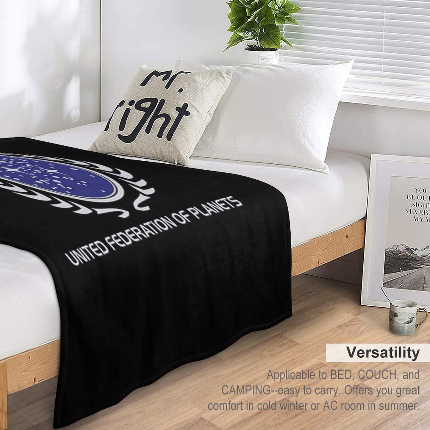 United Federation of Planet Throw Blanket