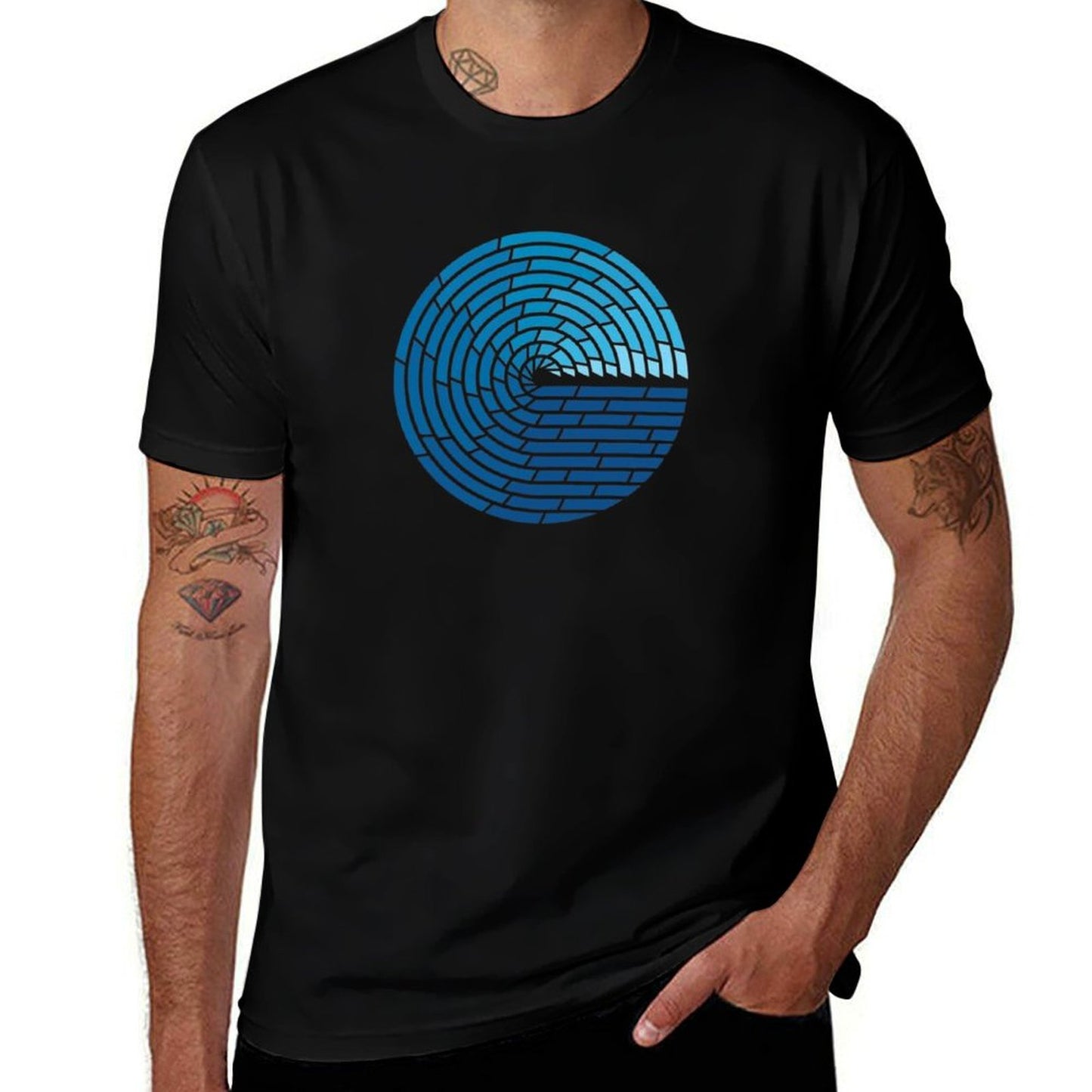 Almighty Ocean  Trendy Pattern T-Shirt