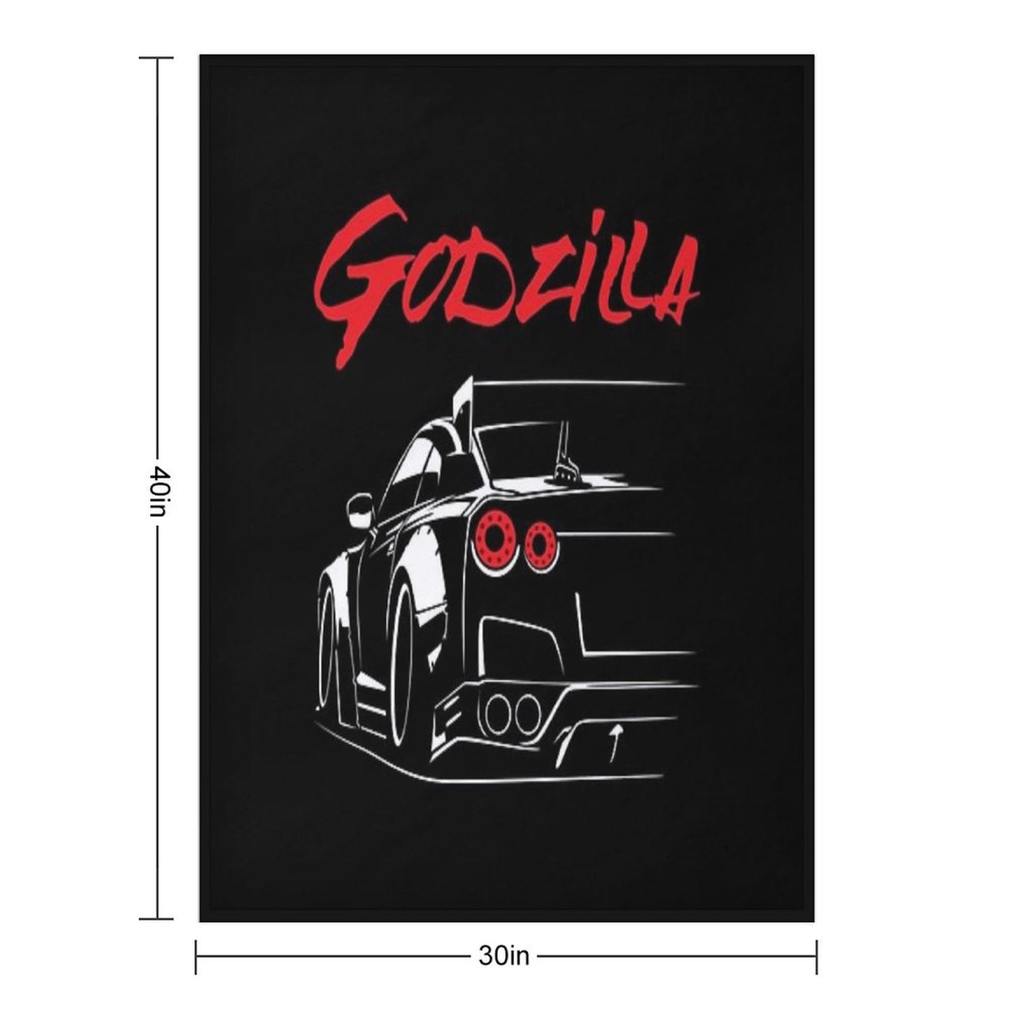 Nissan GTR R35 Throw Blanket