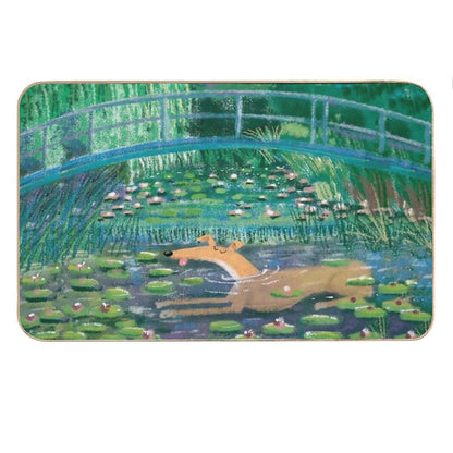 Greympressionism Bath Mat