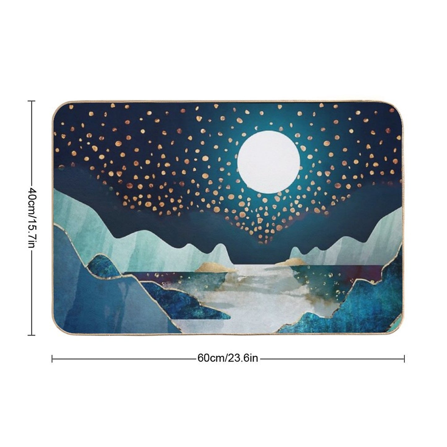Moon Glow Bath Mat