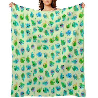 Candy Tadpole Throw Blanket