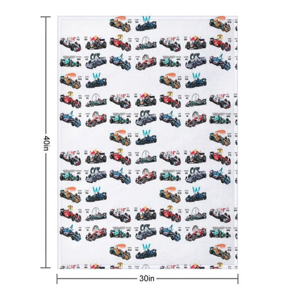 F1 All Cars 2022 Throw Blanket