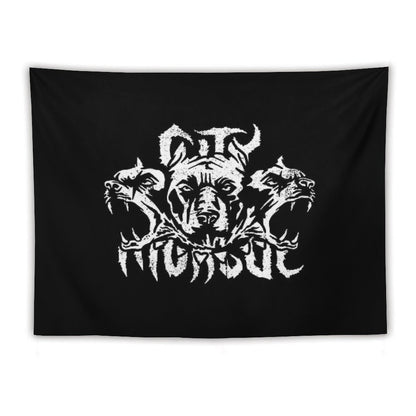 Three Hell's Dogs Tapestry