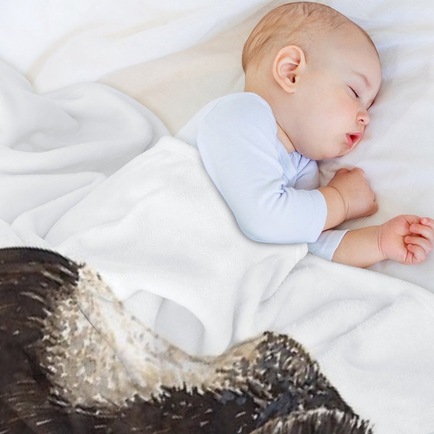 MUSK OX-Ovibos Moschatus Throw Blanket