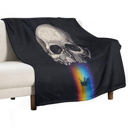 Iridescent Oblivion Throw Blanket