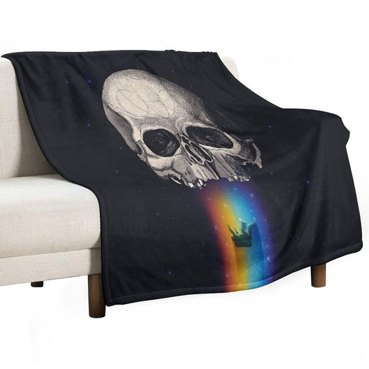 Iridescent Oblivion Throw Blanket
