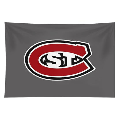 Red Huskies Tapestry