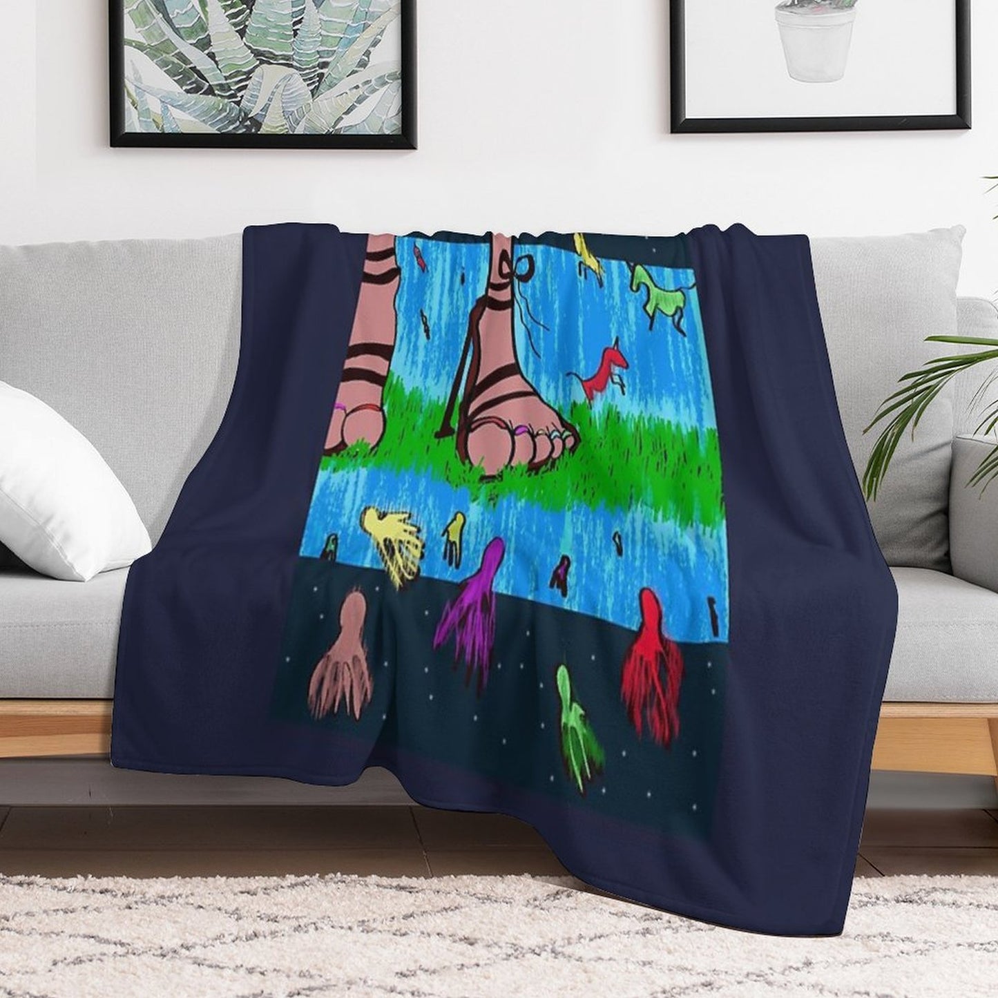 Day Dreaming Throw Blanket