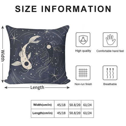 Tui And La Soft Skin-Friendly Throw Pillow