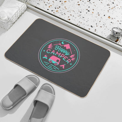 Happy Camper Soft-top  Long-Lasting Bath Mat