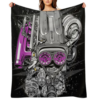 Nissan RB26 Engine Throw Blanket