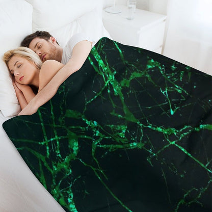 Alien Marble Throw Blanket