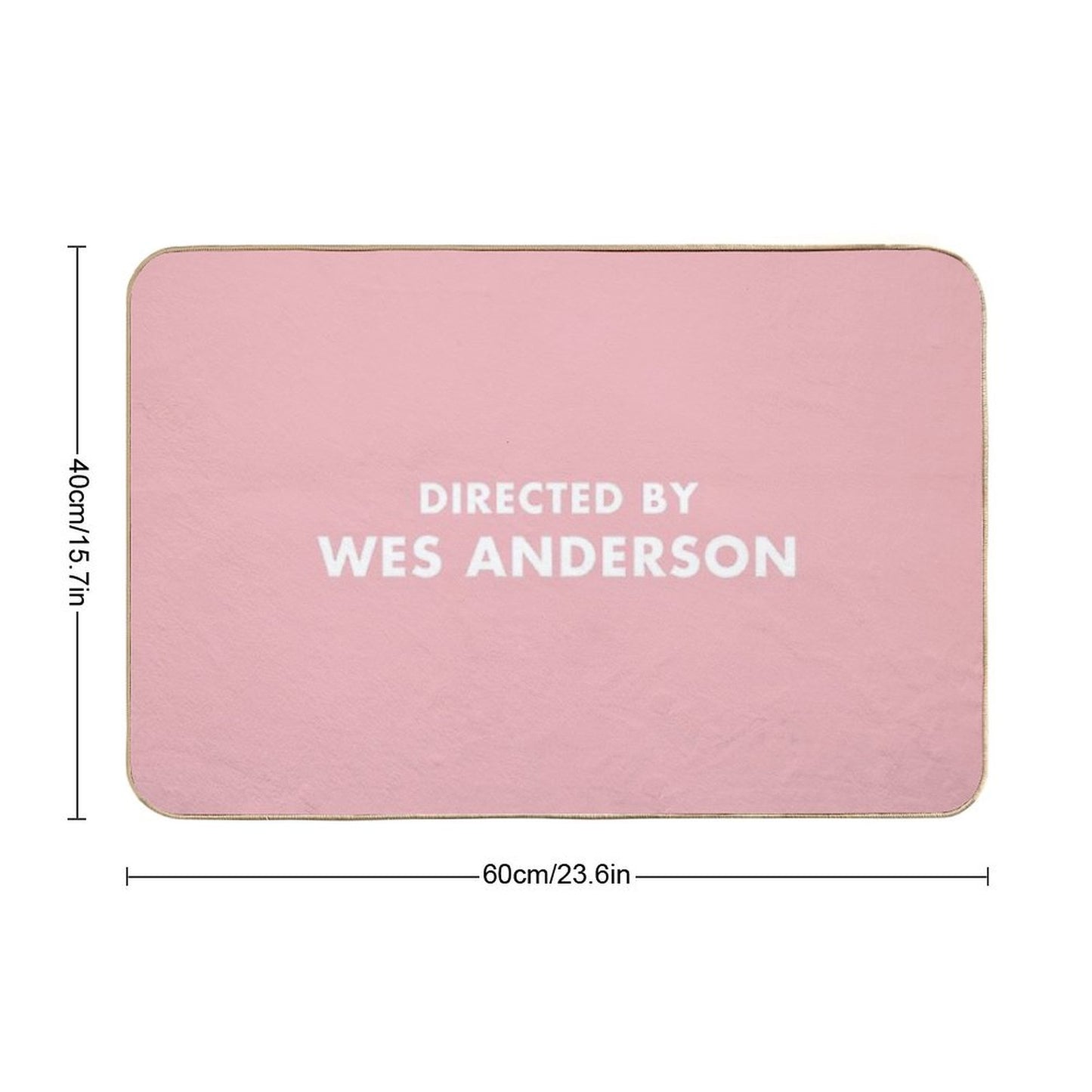 Directed by Wes Anderson Bath Mat