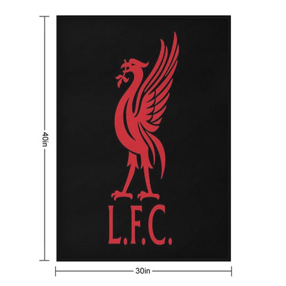 Class Is Permanent - Liverpool Red Throw Blanket