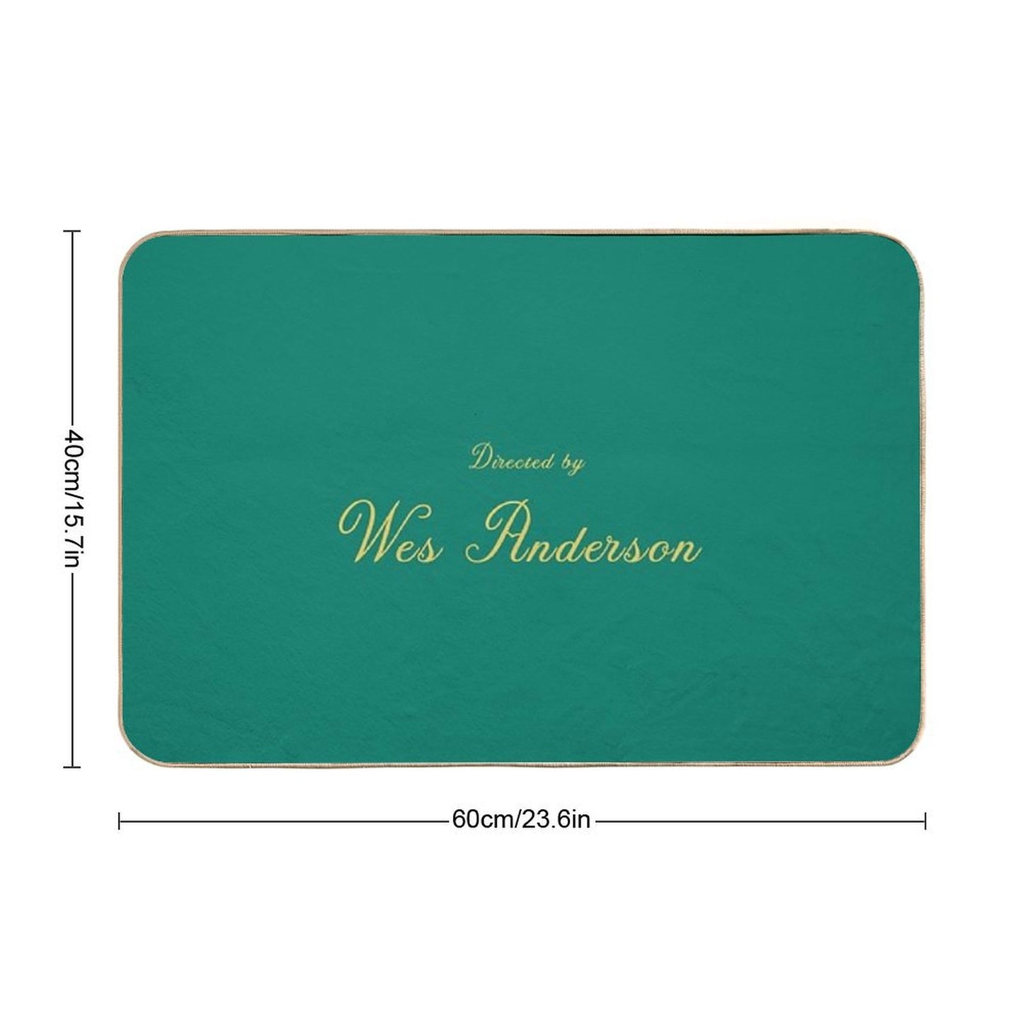 Directed by Wes Anderson, Moonrise Kingdom Yellow Aesthetic Bath Mat