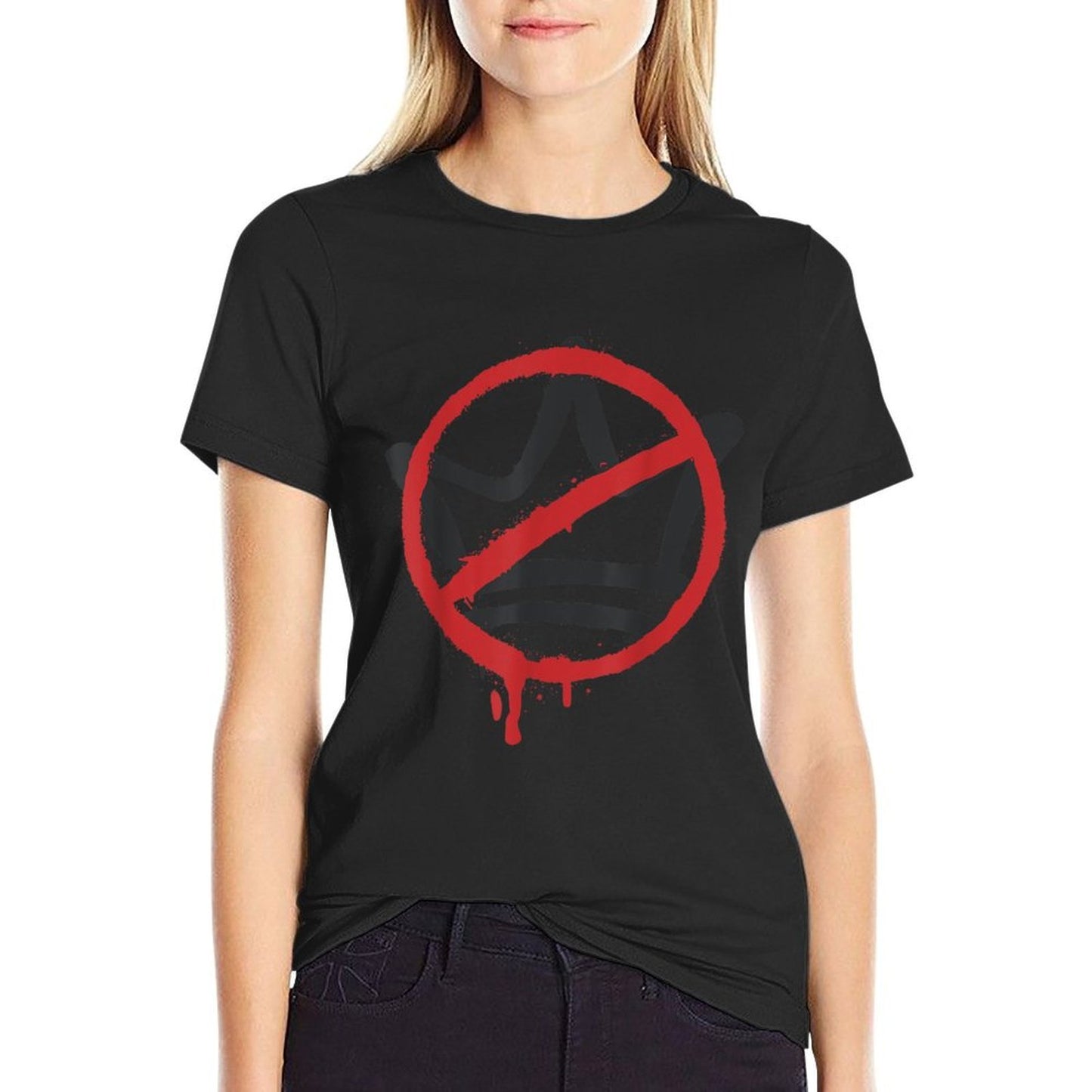 No Kings In America Pro Democracy Anti Monarchy Oligarchy  Durable T-Shirt