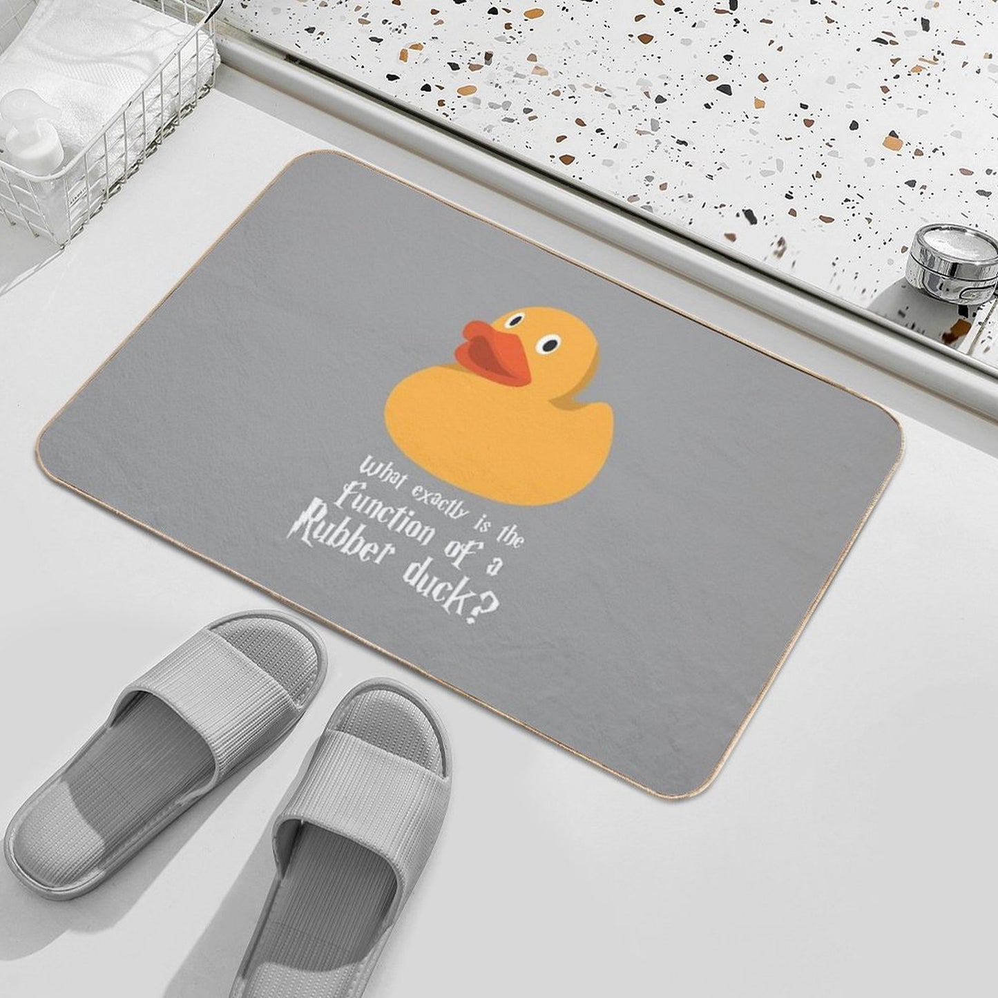 Function of A Rubber Duck Bath Mat