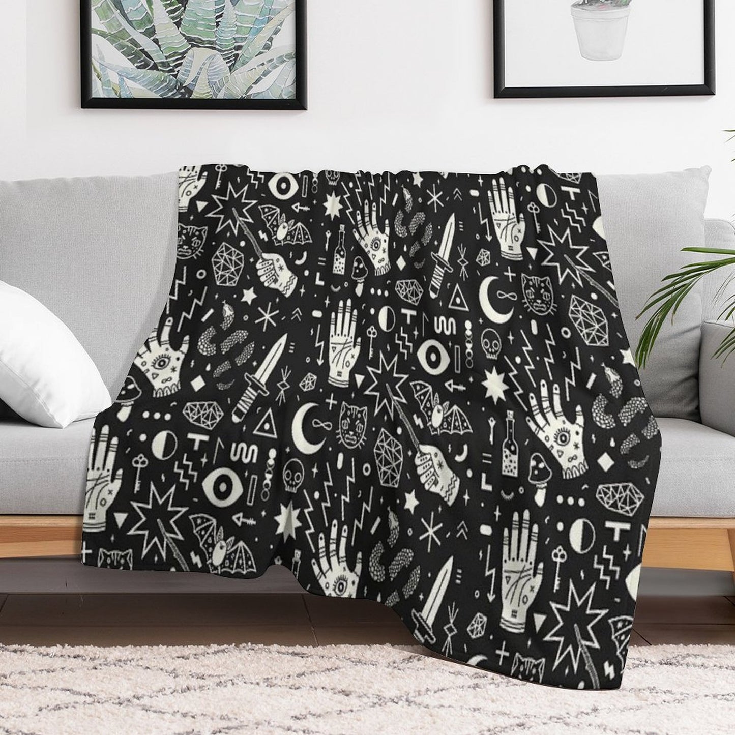 Witchcraft Throw Blanket