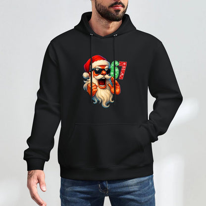 Xmas Santa Says Six Seven Bruh 67 Meme Funny Christmas Moisture-Wicking Hoodie
