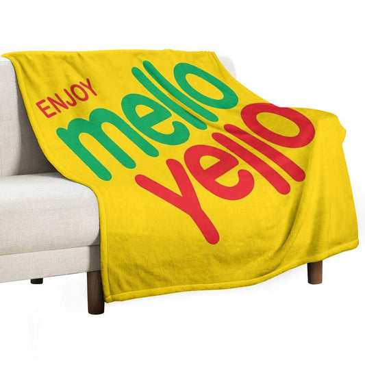 Enjoy Mello Yello Throw Blanket