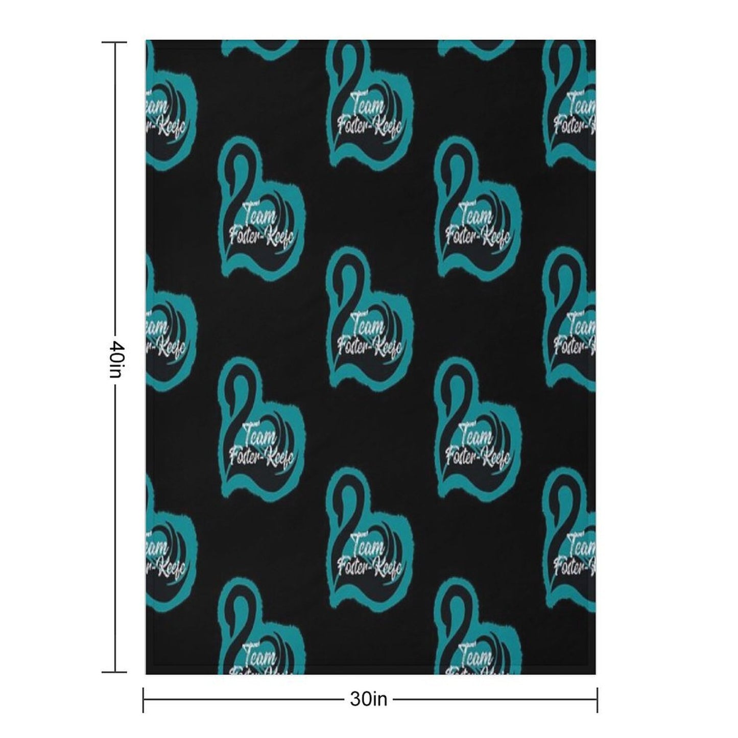 Team Foster-Keefe Throw Blanket