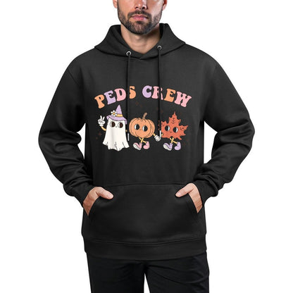 Cute Peds Crew Halloween Pediatric Nurse Pediatric Cotton-Polyester Blend Hoodie