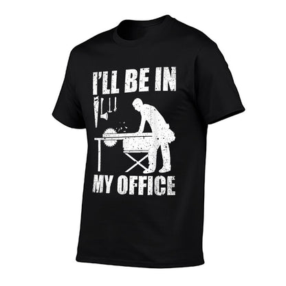 Mens Funny Woodworking Carpenter Carpentry Woodworker Gift T-Shirt