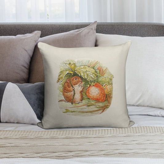 Cottagecore Scene Soft Warmth Comfort Throw Pillow