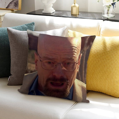 Walter White Meme Soft Easy Maintenance Throw Pillow