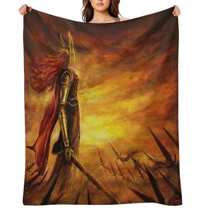 I Have Never Known Defeat Throw Blanket