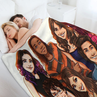 Victorious Cast Throw Blanket