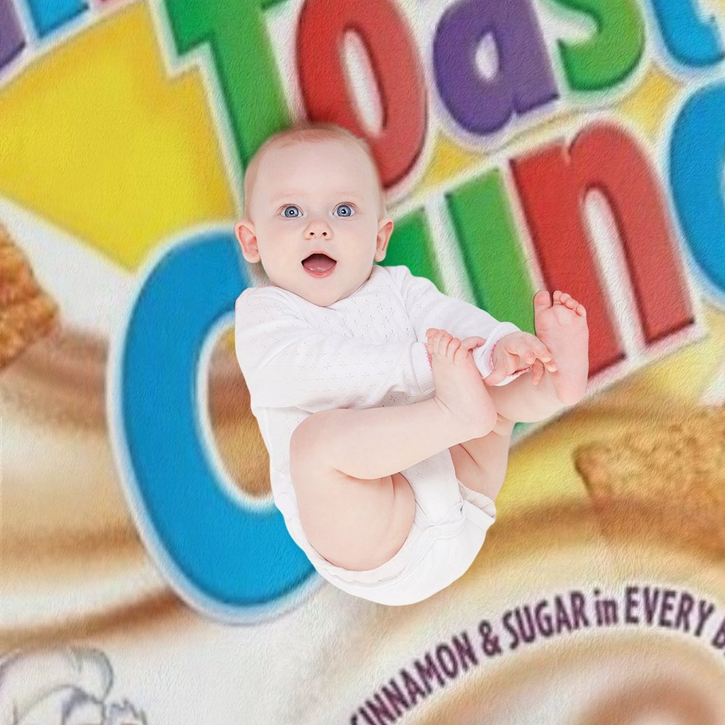 Cinnamon Toast Crunch Throw Blanket