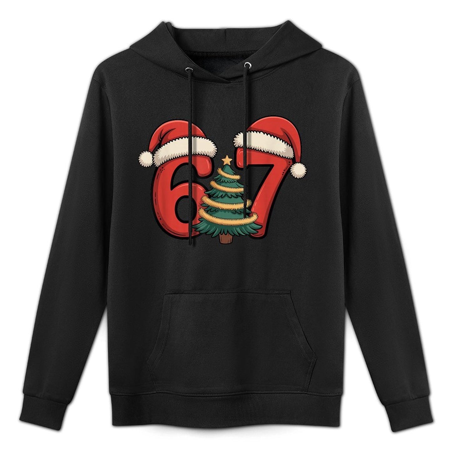 Funny Christmas 6 7 Meme Six Seven Meme Xmas Kidsns Layering Staple Hoodie