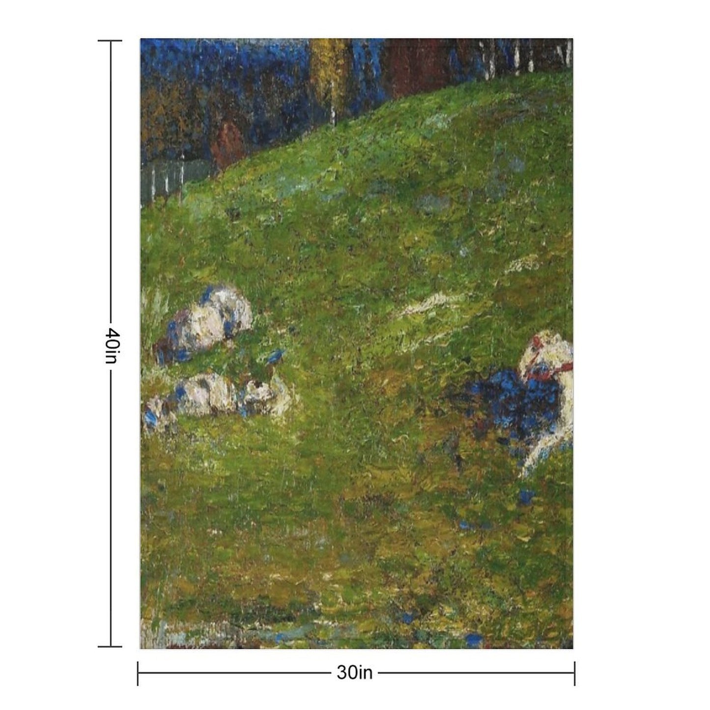 Wassily Kandinsky  The Blue Rider  Der Blaue Reiter Throw Blanket