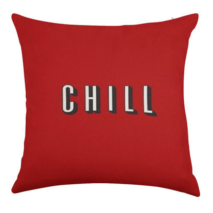 CHILL Linen Throw Pillow Cover