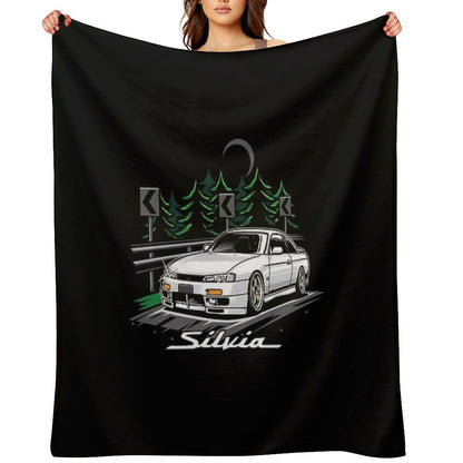 Silvia S14 Kouki Throw Blanket