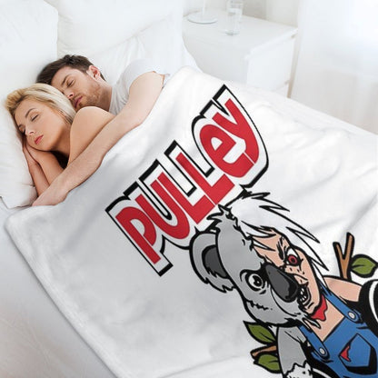 Pulley T-Shirt – Australia Tour 2023 Melodic Punk Rock Throw Blanket