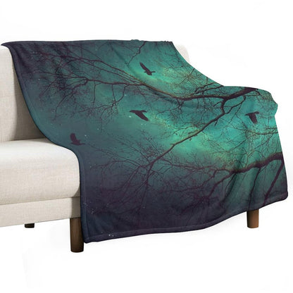 Where Dusk Meets Dawn II Throw Blanket