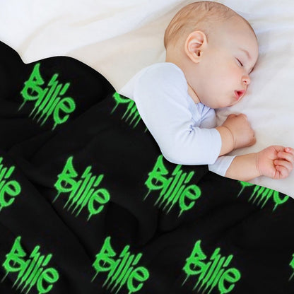 Billie Black&green Throw Blankets Throw Blanket