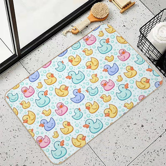 Rubber Duckie  Dirt-Trapping Bath Mat