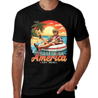Vintage Funny Trump America's Gulf Trump Merchandise  Tagless Design T-Shirt