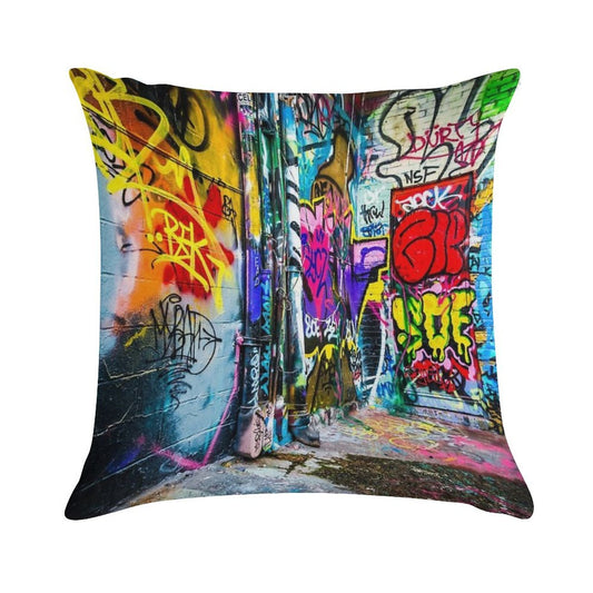 Street Art Soft Style Accent Throw Pillow