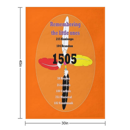 1505 Remembering The Little Ones Throw Blanket