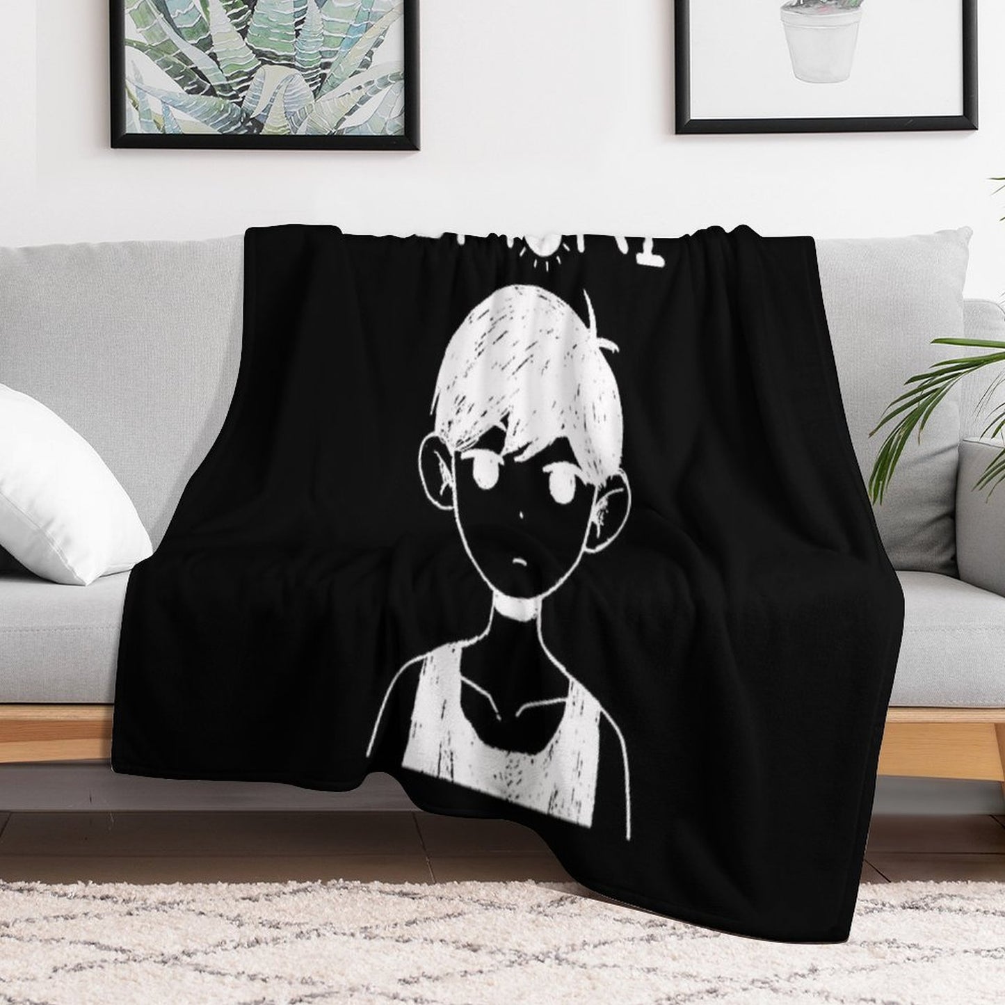 Omori Merch Omori Throw Blanket