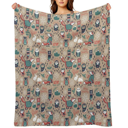 Christmas Wishes Throw Blanket