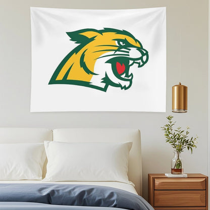Cute Northern Michigan Wildcats Design Tapestry