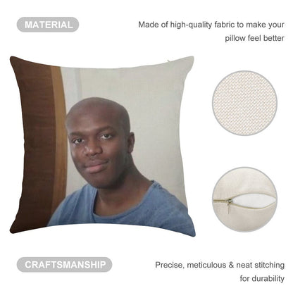 Baldski Linen Throw Pillow Cover