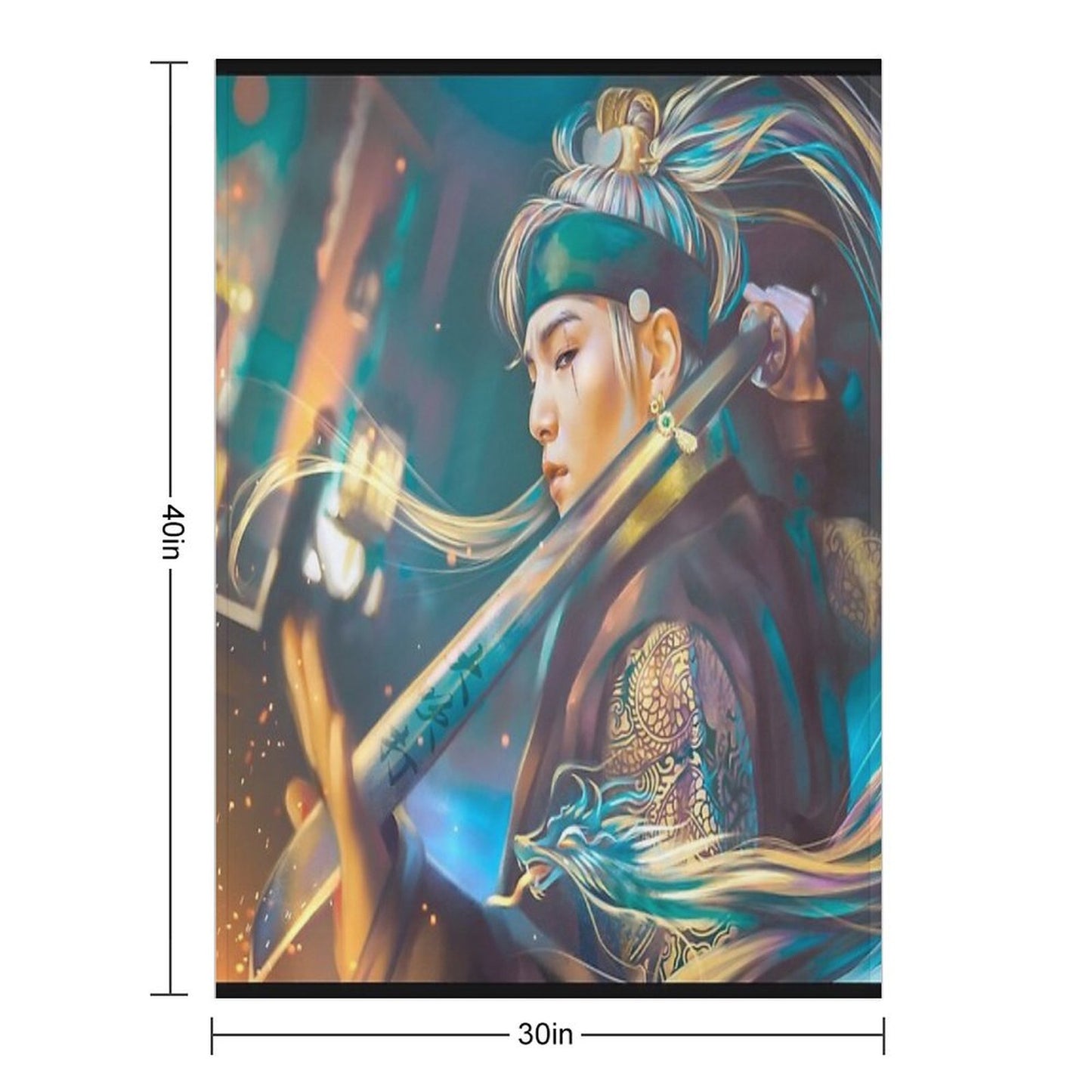 Agust D Daechwita Throw Blanket